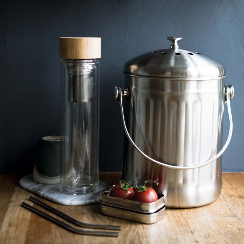 Kompostspand - Termokrus - Snackbox - Sugerør